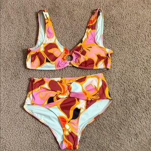 Hutch  ☀️👙 O-ring high-waisted bikini set